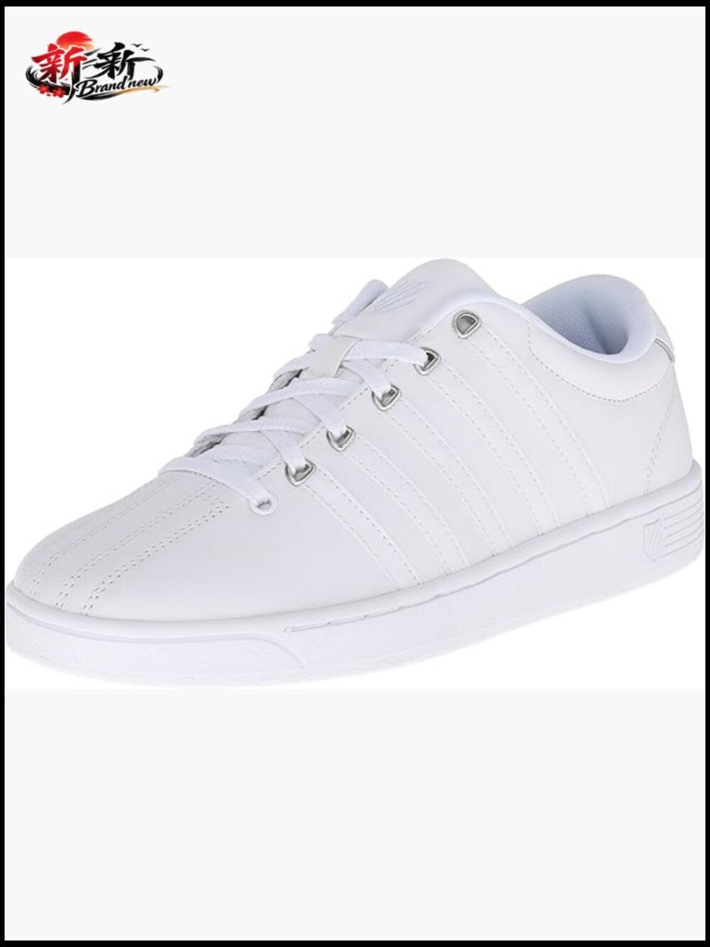 Leather Fashion Sneakers with Smartfoam Cushioning - Lace Up